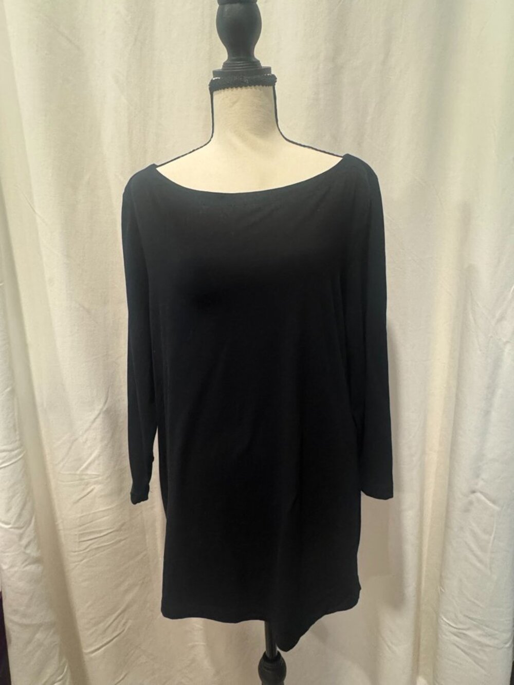 Banana Republic Black Tunic Top, Size XL